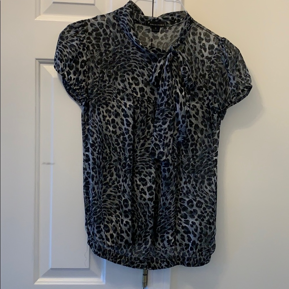 Leopard shirt!